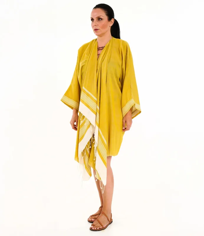 Παρεό/Μπουρνούζι/Πουκαμίσα, Μουσταρδί SAND