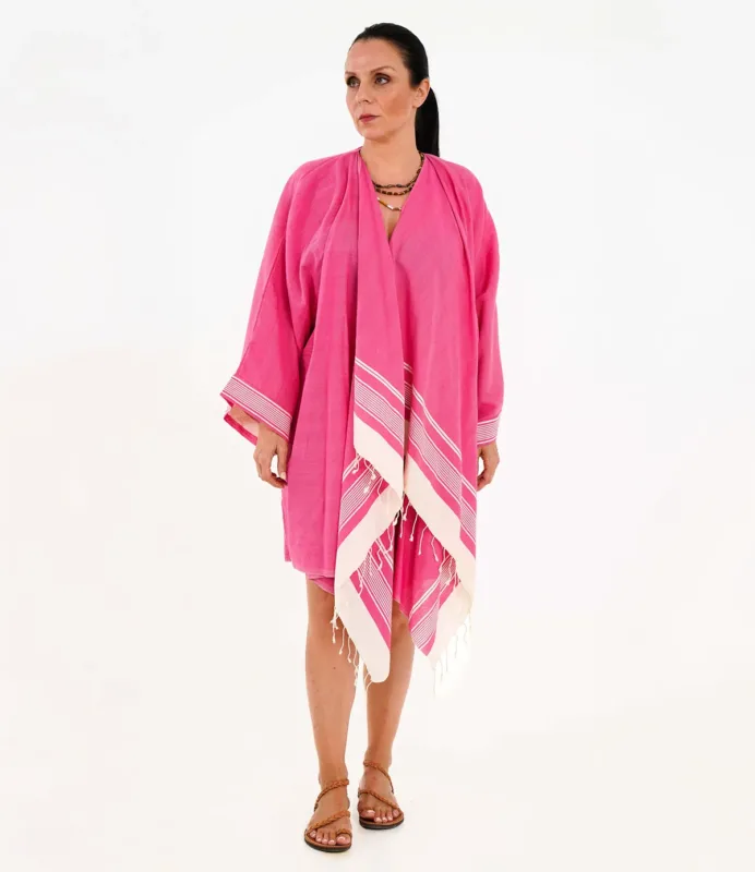 Παρεό/Μπουρνούζι/Πουκαμίσα, Φούξια SAND