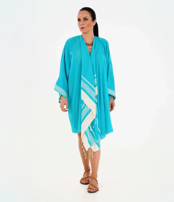 Παρεό/Μπουρνούζι/Πουκαμίσα,Τυρκουάζ SAND