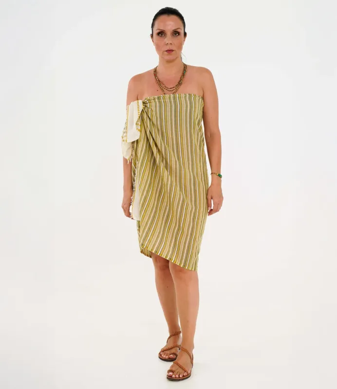 Πετσέτα Πεστεμάλ Πράσινη BARCODE