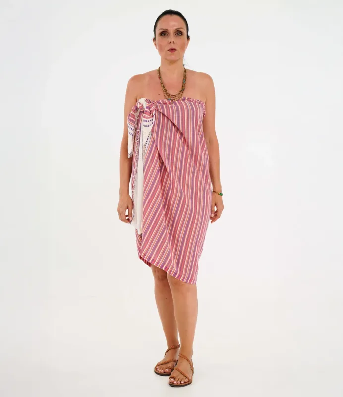 Πετσέτα Πεστεμάλ Φούξια BARCODE